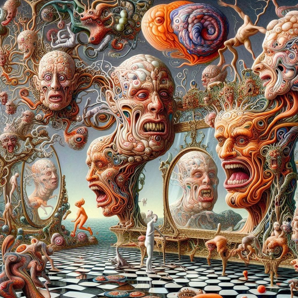 The mirror stage is abolished in cloning, or rather it is parodied therein in a monstruous fashion