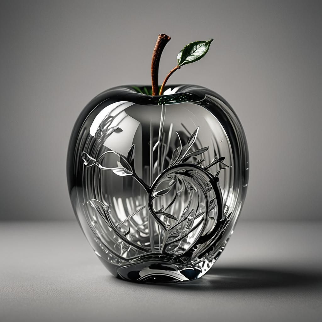 Glass apple