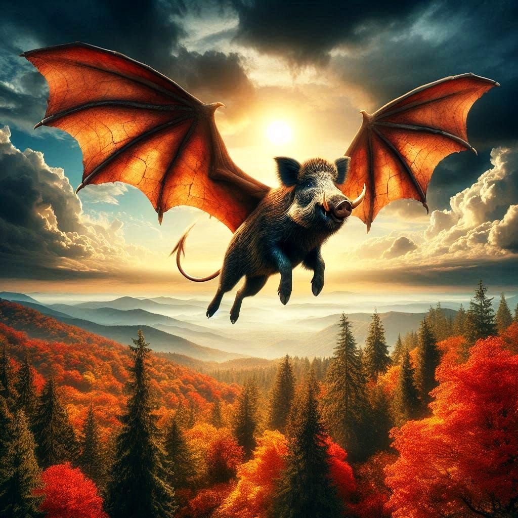 dragonboar enjoying autumn