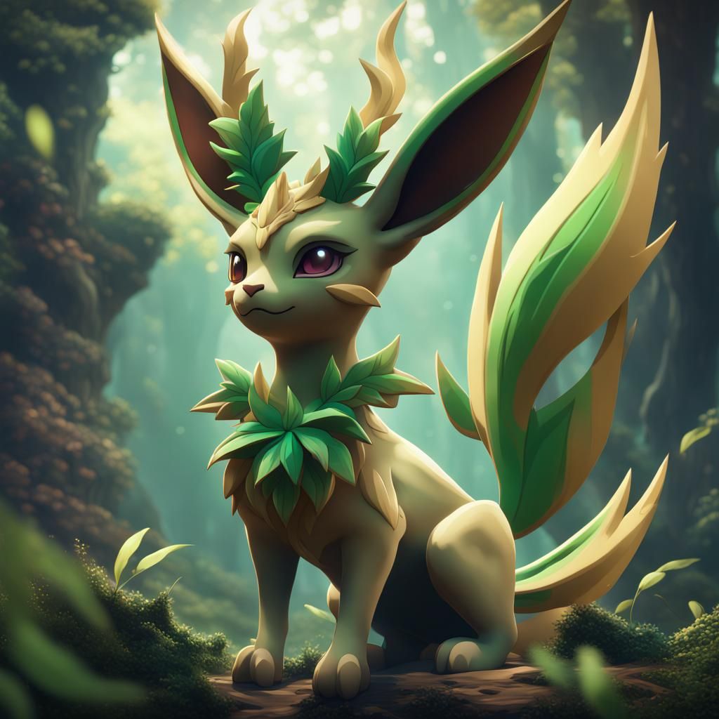 Leafeon (Pokémon) - Bobblehead Style by Design Manila Studio on Dribbble