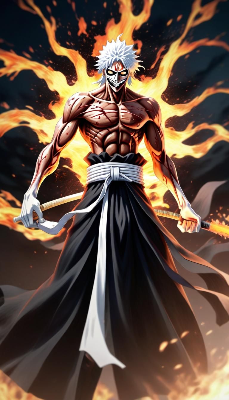 Detailed Anime Bleach Character Inspired by Tite Kubo