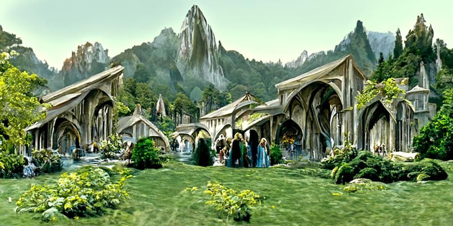 Rivendell. A town west of the Misty Mountains, inhabited by ...