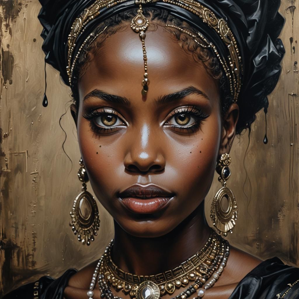 Nubian beauty - AI Generated Artwork - NightCafe Creator