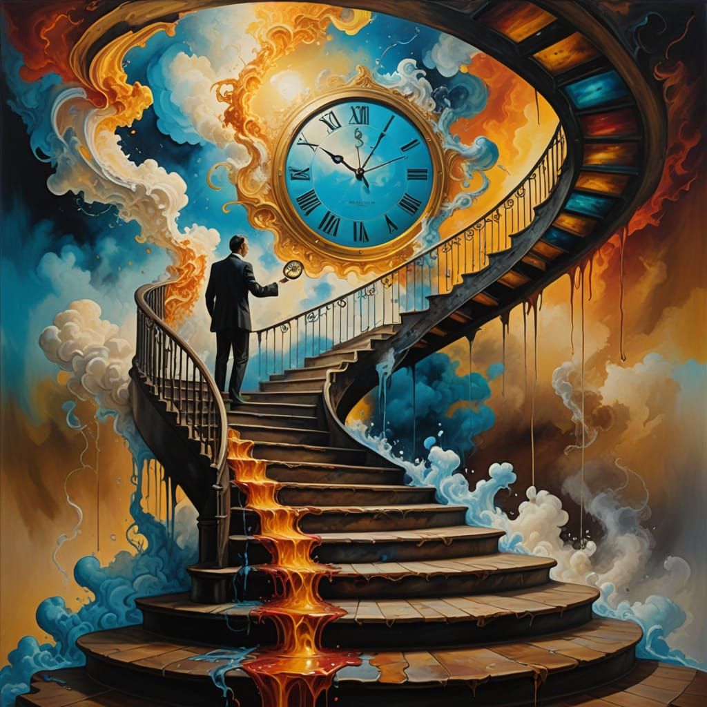 Clocking the Fifth Dimension  by @Alfred Stephens