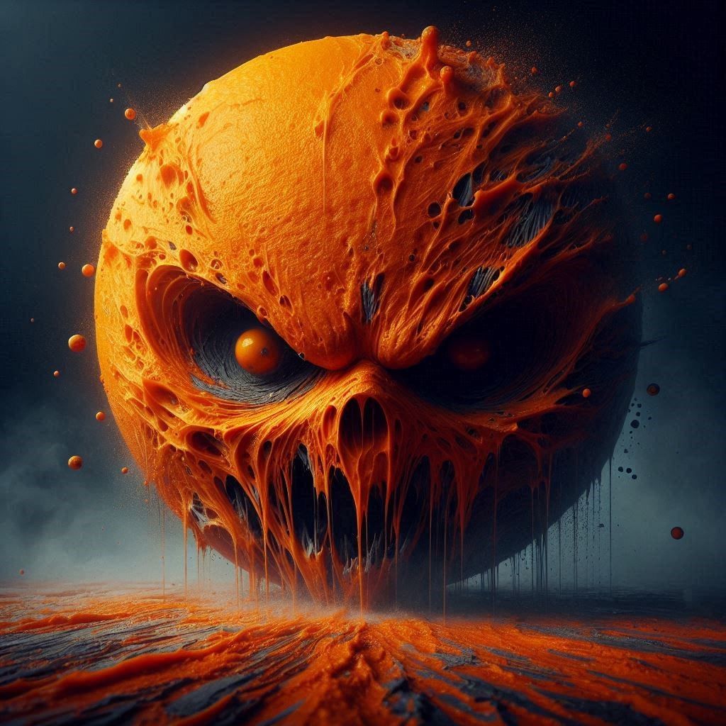 Angry orange
