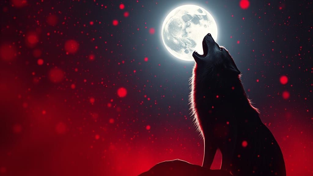 Bark at the moon.  by @Real Courte