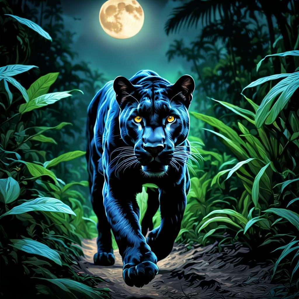 Panther on the prowl