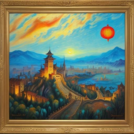 Majestic Red Dragon Soaring: Chinese Paper-Cut Art