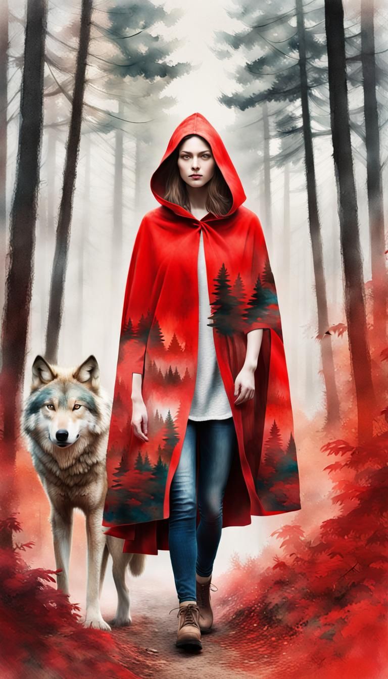 Still not what I wanted but cool take on red and the wolf