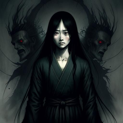 yamamura sadako - AI Generated Artwork - NightCafe Creator