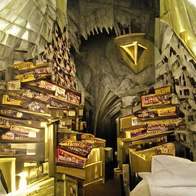 Gringotts Vault filled with Toblerone