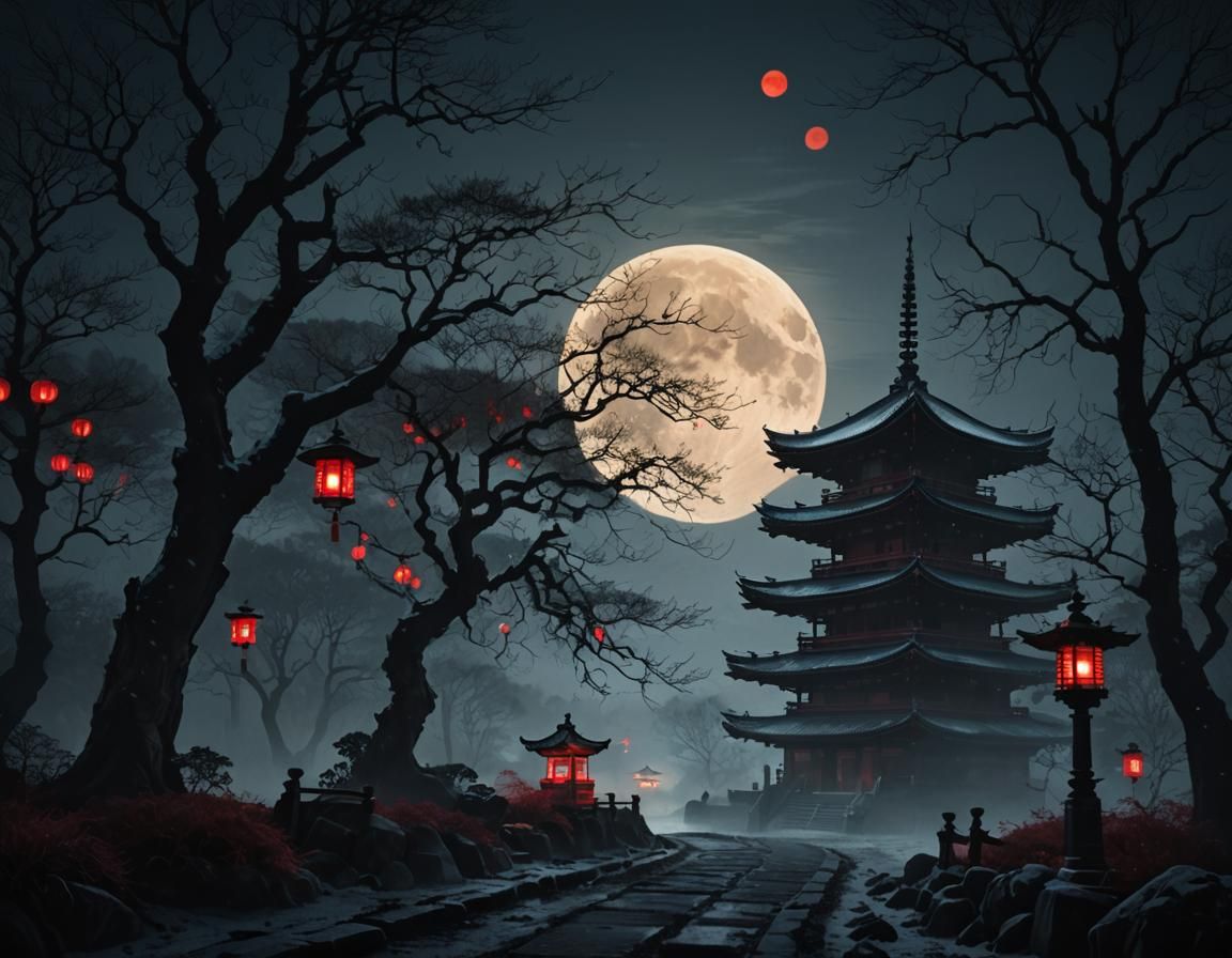 Pagoda Moon   by @JoCo