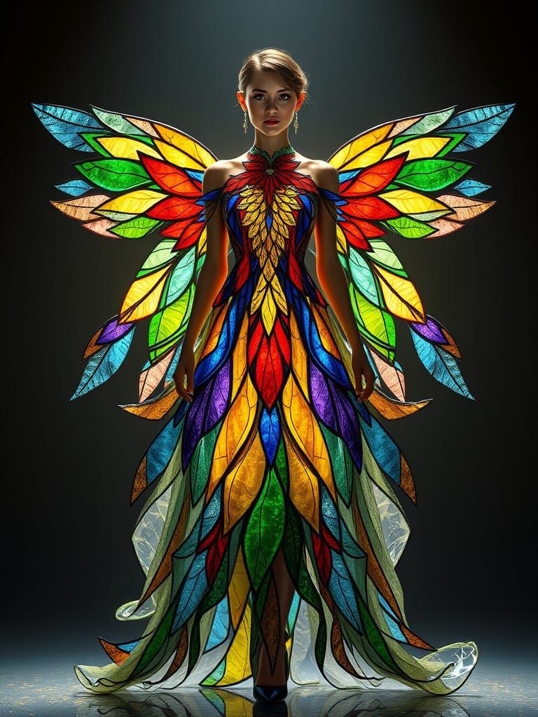 Stained glass dress   by @Goosie Girl 