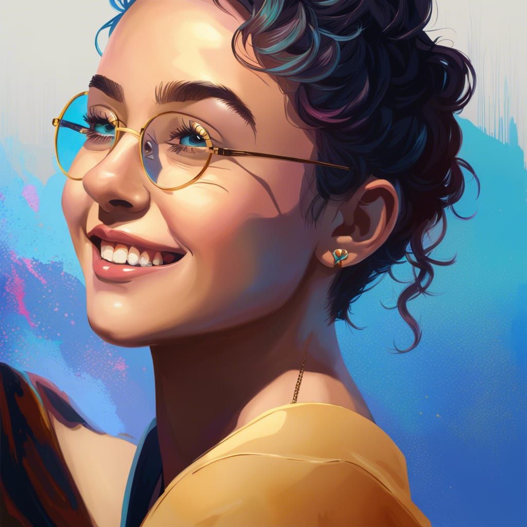 hipster_stunning_girl - AI Generated Artwork - NightCafe Creator