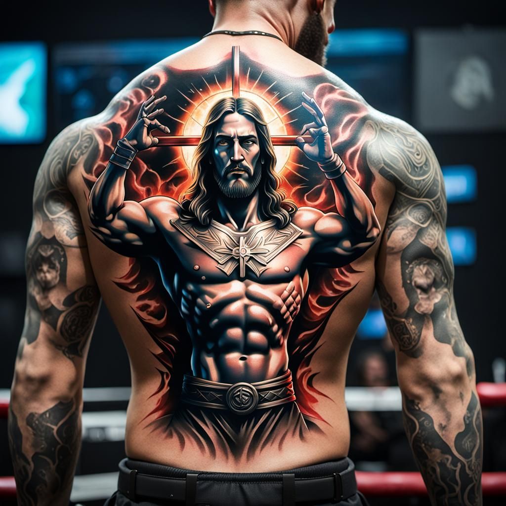 Jesus Tattoo All Over Print 3D Hoodie For Men And Women Best Gift -  Freedomdesign