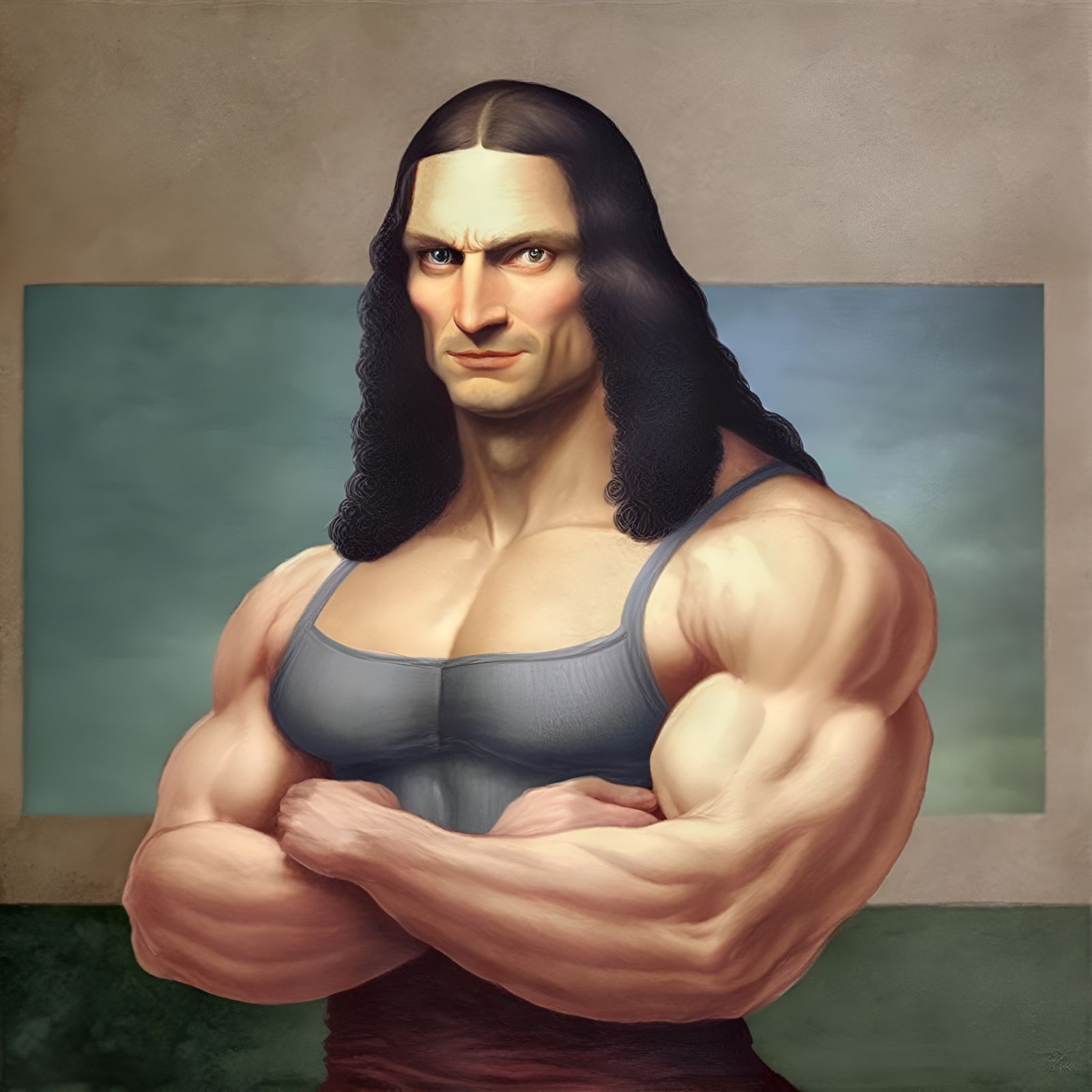 Midjourney: Brona Lisa Returns