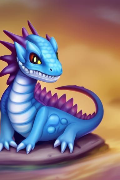 Cute Little Dragon Lizard Thing