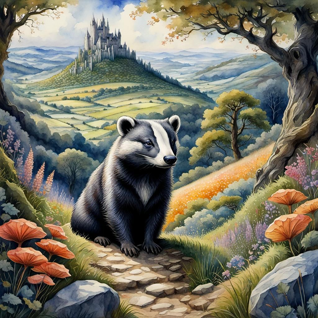 Badger of the rings  by @Superster