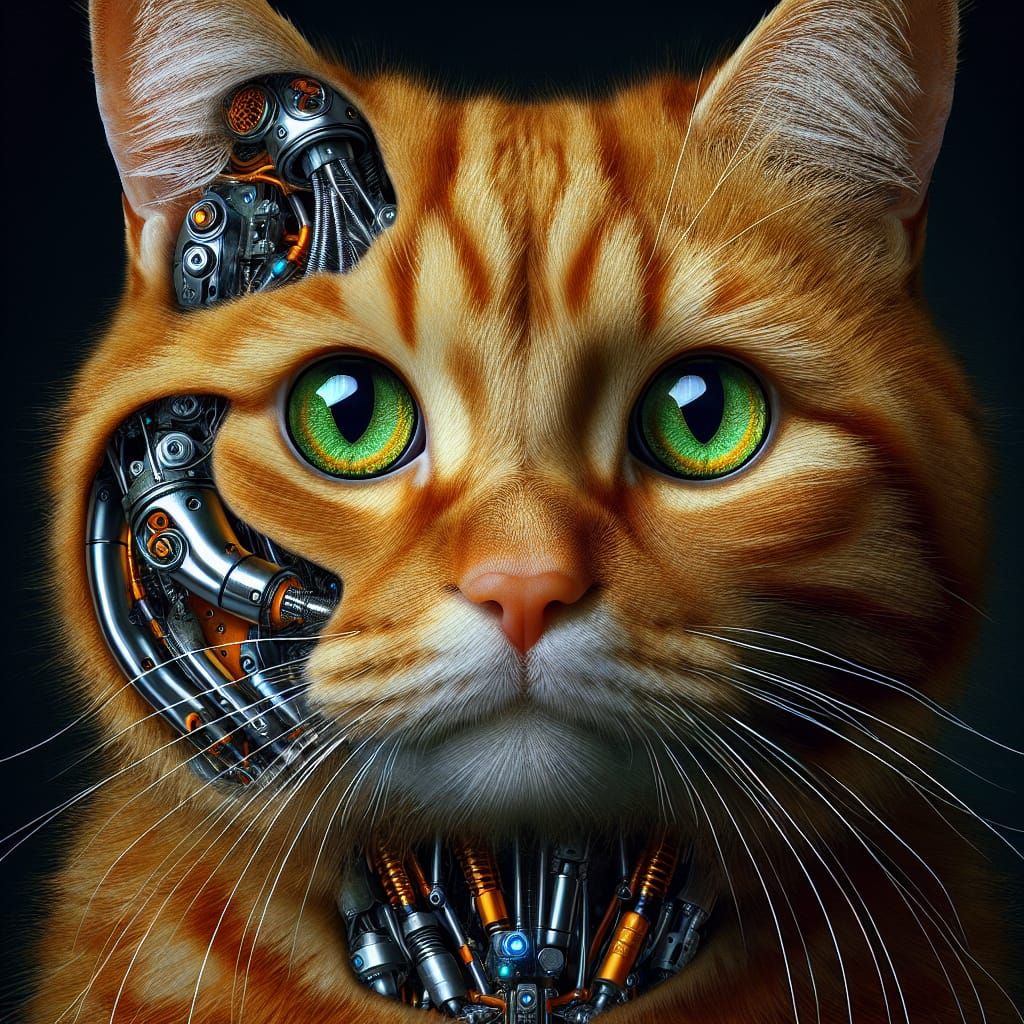 Cyborg Pet  by @FREEQ-AI