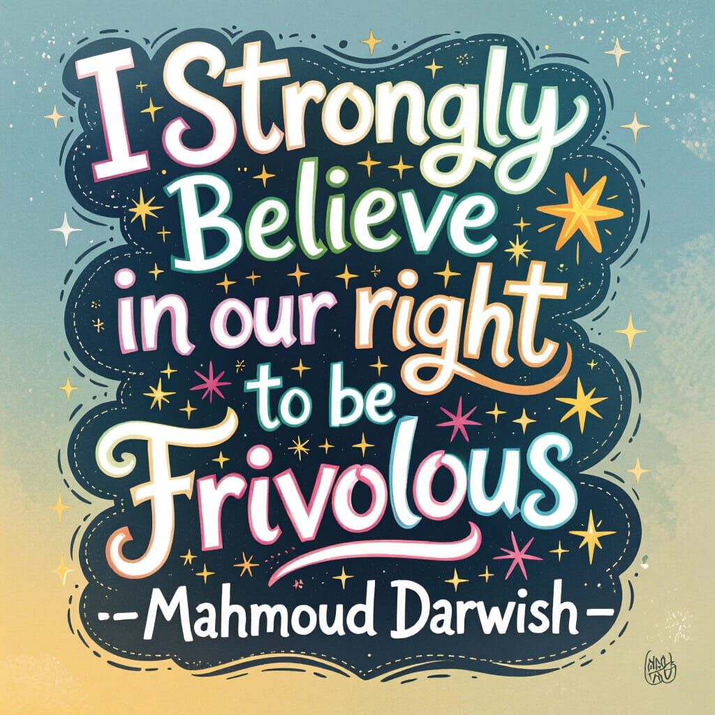 Our right to be frivolous