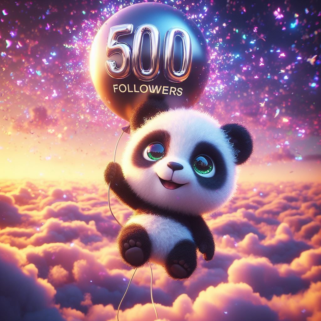 Thank you for over 500 follows!!!