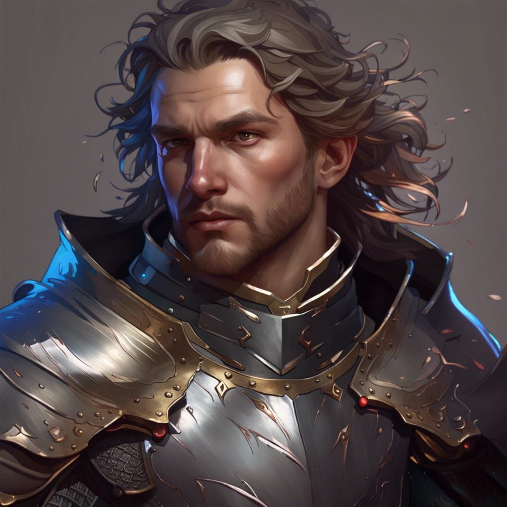 male knight - AI Generated Artwork - NightCafe Creator