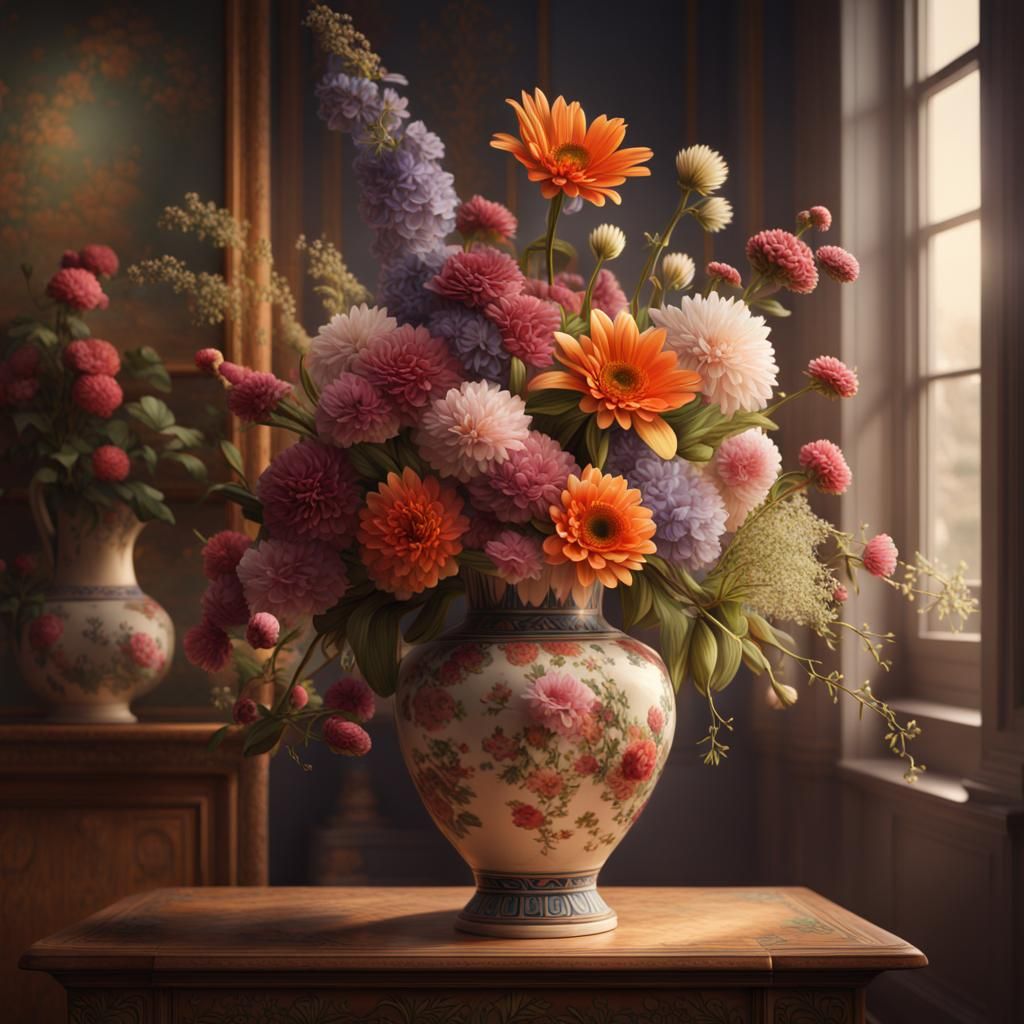 Flower Vase Still Life