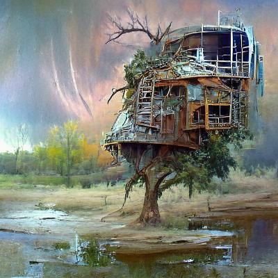 Post-Apocalyptic Treehouse
