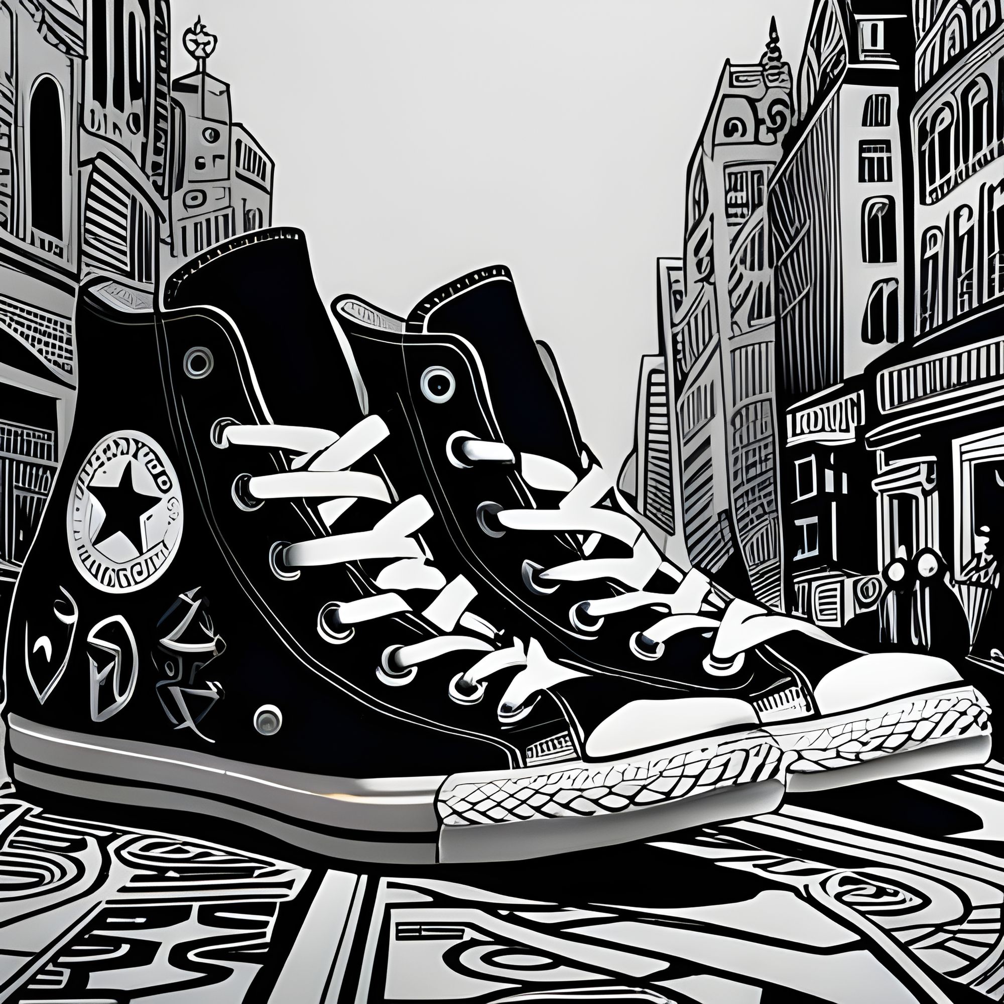 Converse logo clearance generator