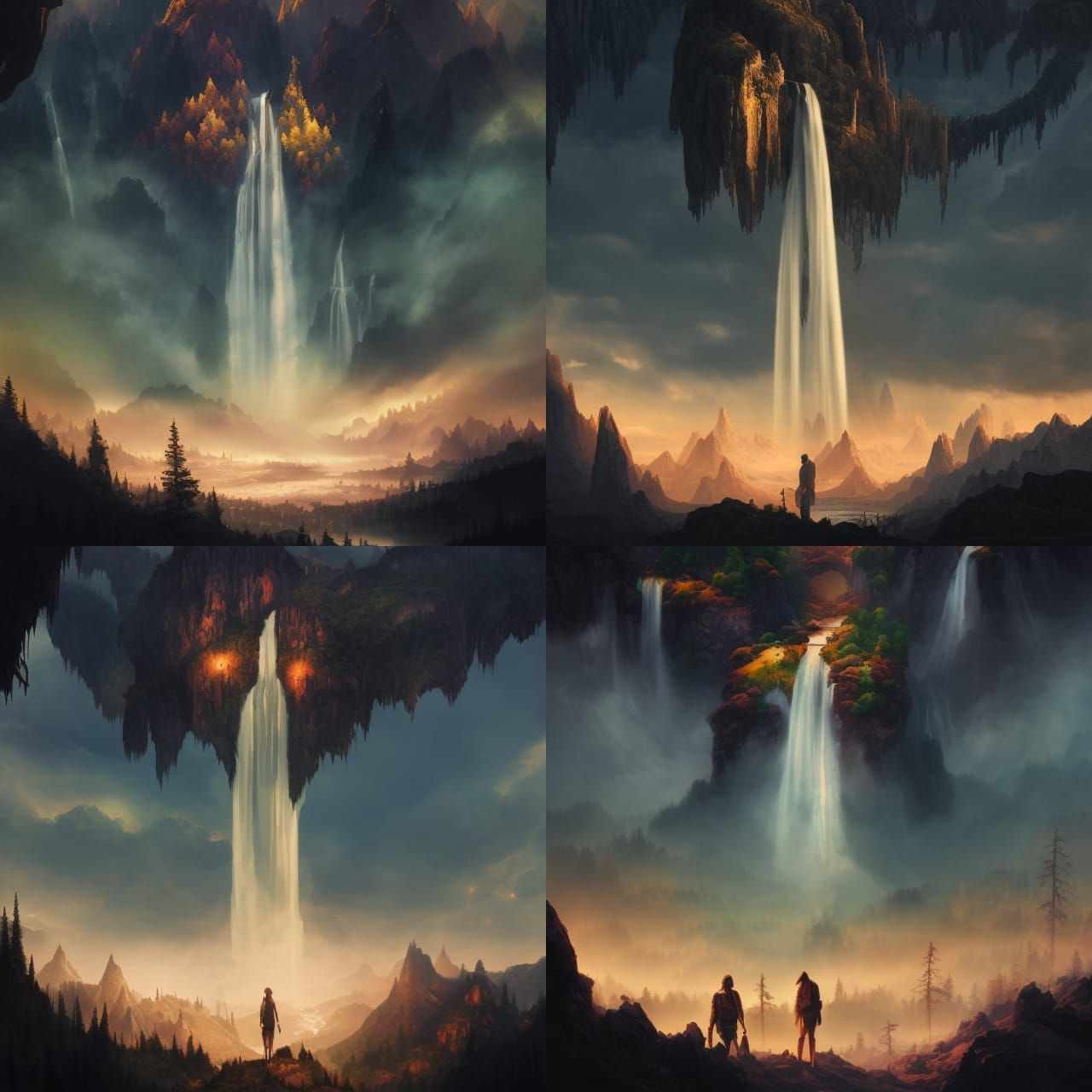 A Mountain Valley A river running through it Epic cinematic ...