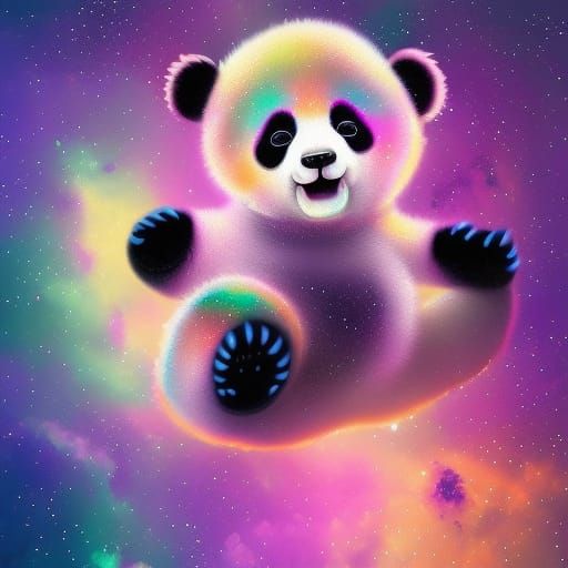 Cute Baby Panda - Ai Generated Artwork - Nightcafe Creator