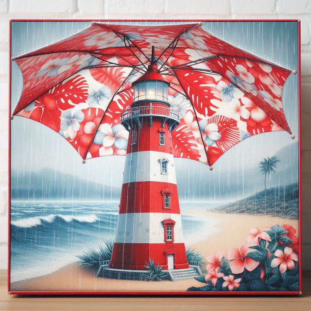 Even the Lighthouse is sick of the rain