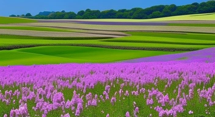 Beautiful flower meadow    7995 