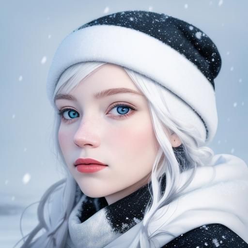 Snowy Portraits (DS v8) - AI Generated Artwork - NightCafe Creator