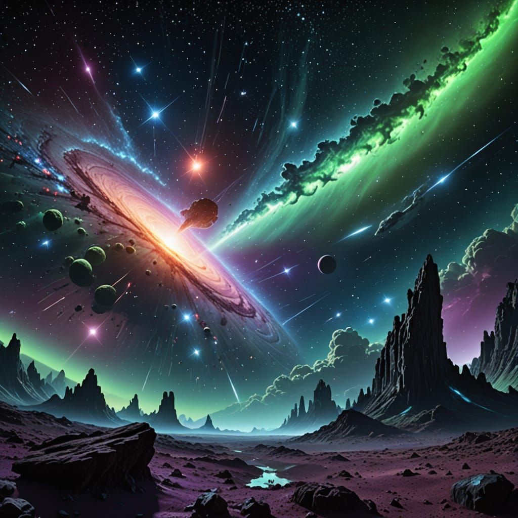 Chaotic Deep Space  by @JollyNewt