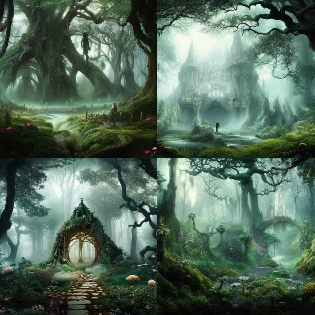 Woodland fantasy wonderland