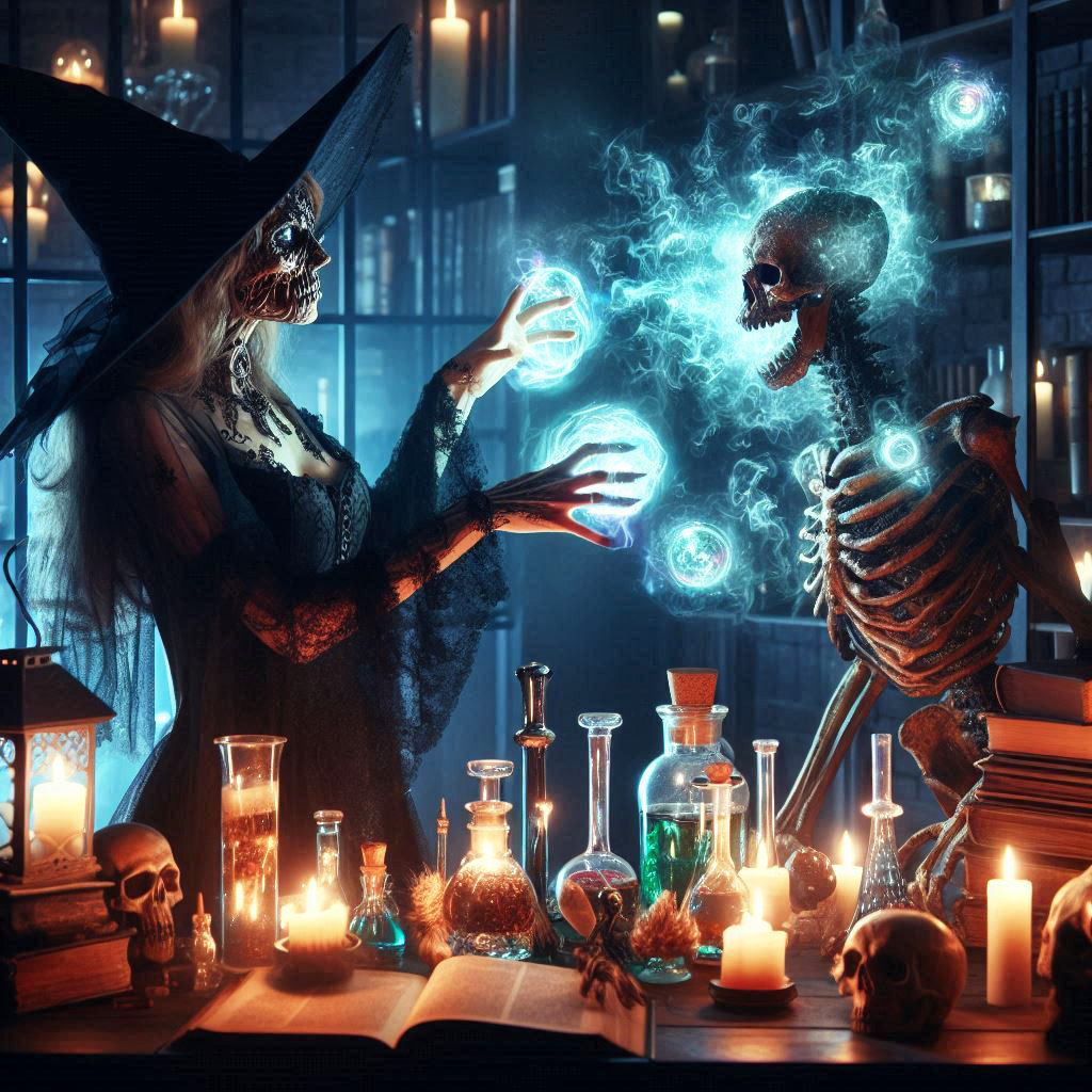A Hexenbiest conjuring up a spell (From Netflix Series "Grim...