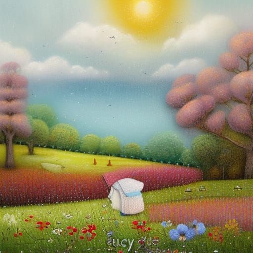 landscape by Lucy Grossmith