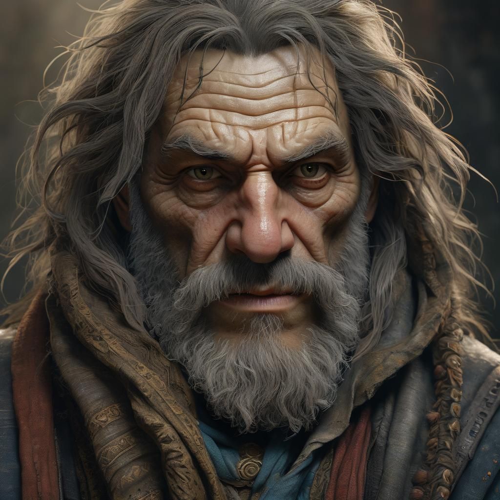 Grizzled Gruff Warlock