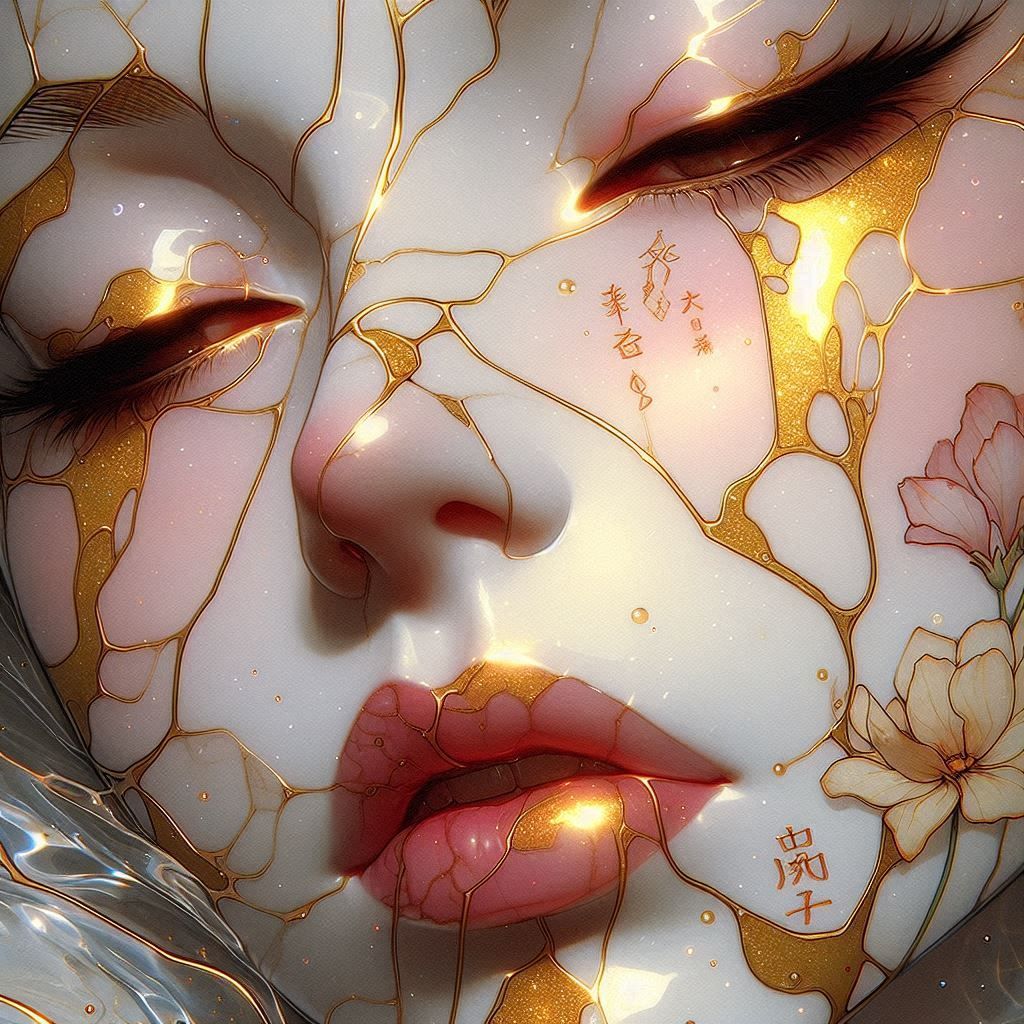Kintsugi portrait