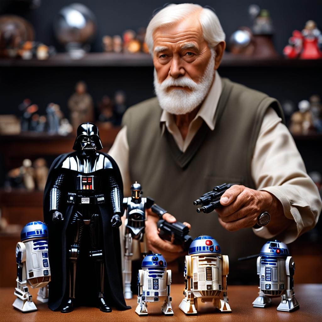 Never too old for Star Wars figures  by @BulePanda