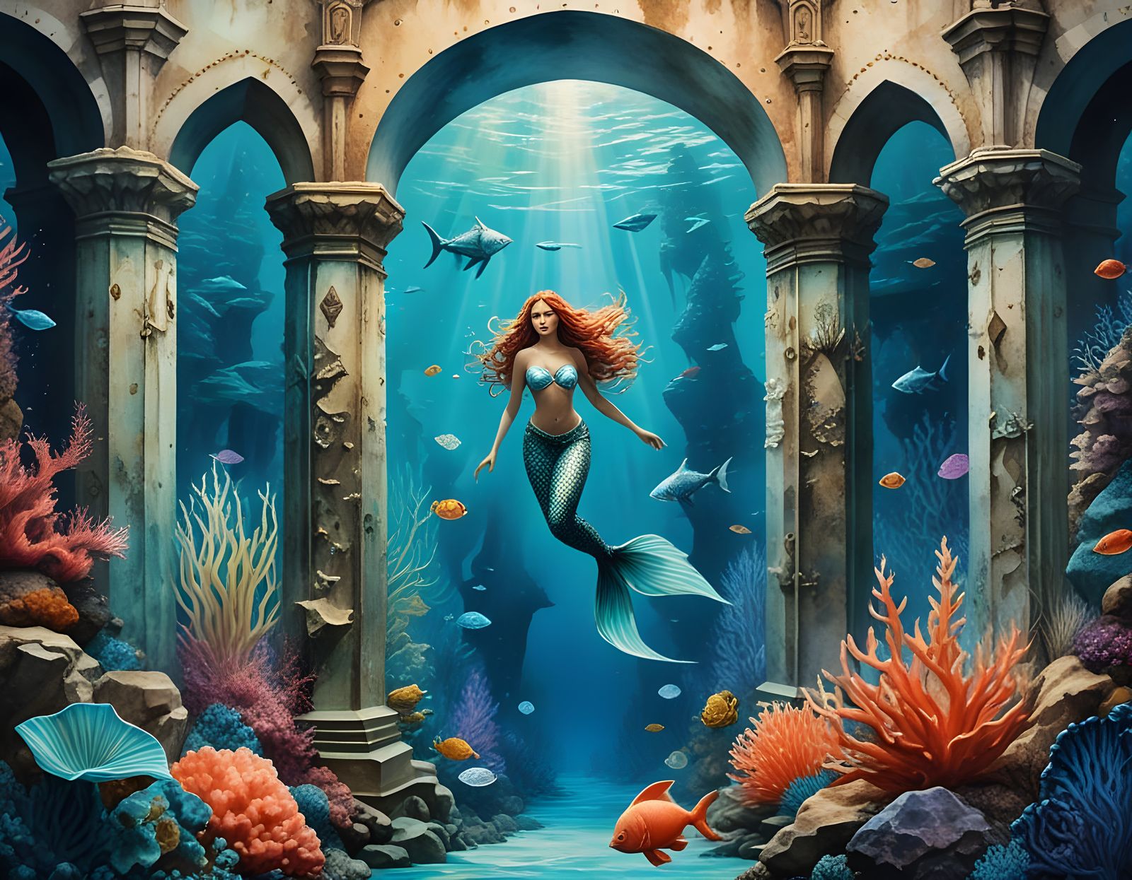 mermaids  by @tsahel