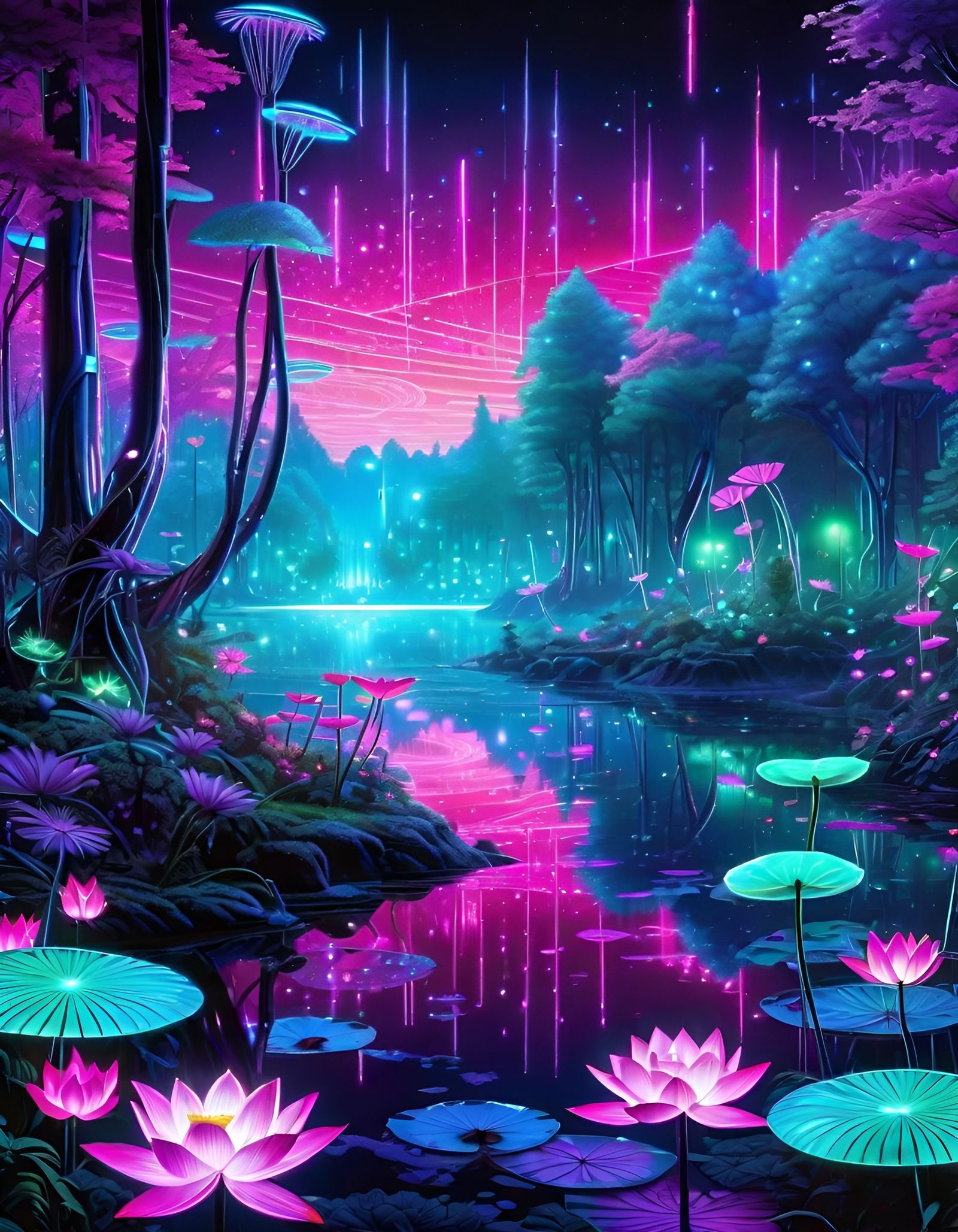 Lotus Lake   by @Shelly
