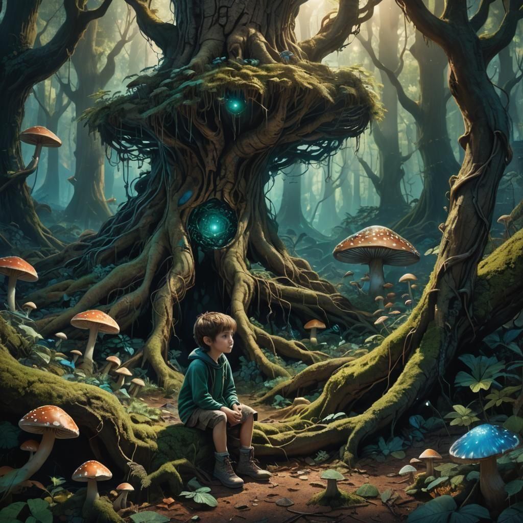 Detailed Matte Painting of a Fantastical Concept