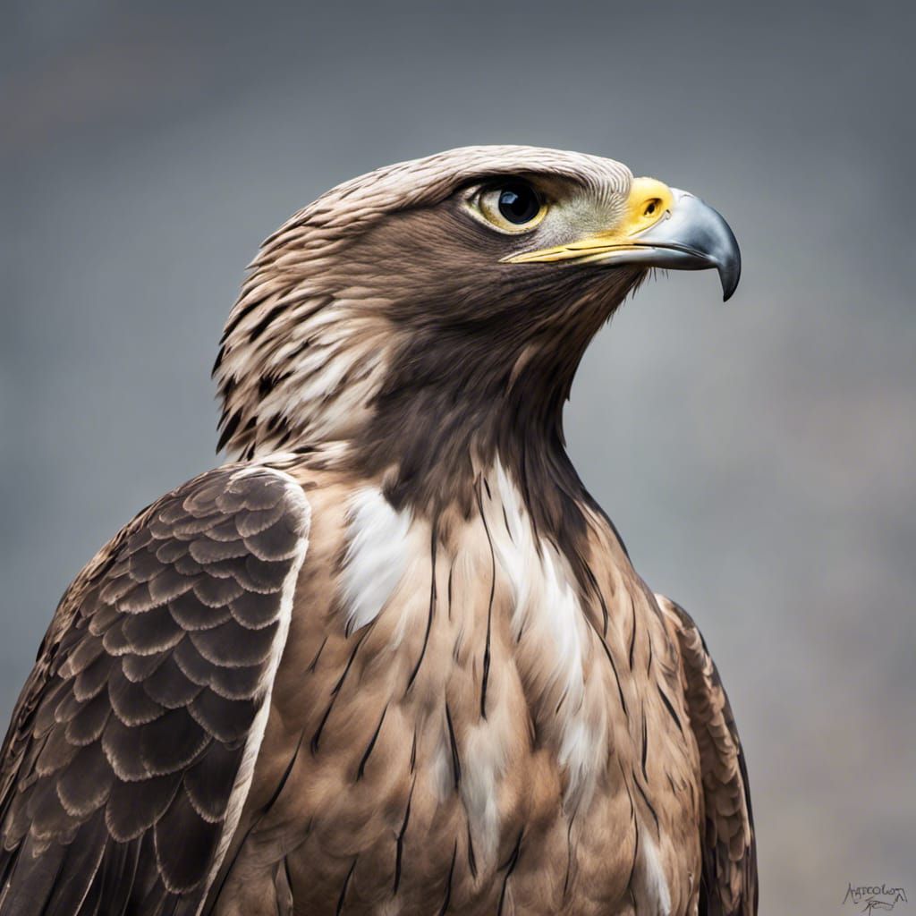 An Arabian falcon like an American eagle