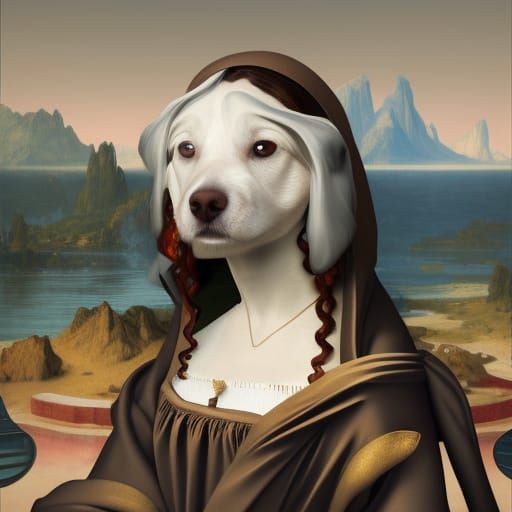 Lisa frank dogs - AI Generated Artwork - NightCafe Creator