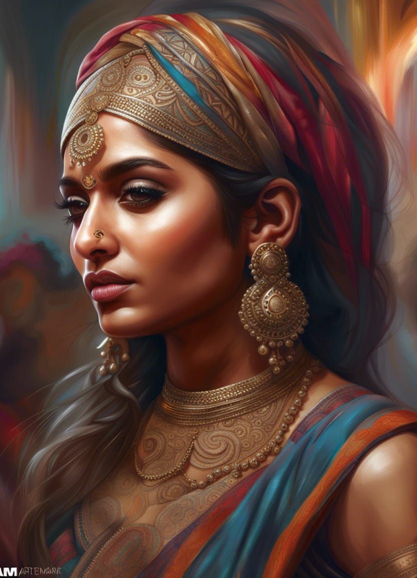 Indian dancer  by @Unreality One