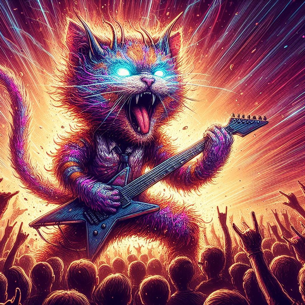 Metal Kitten! 🤘