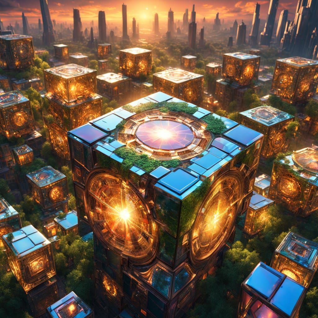 The New Cuboid City  by @BlueDreamSkipper