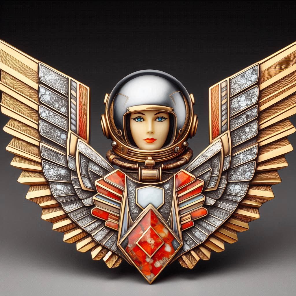 Vintage spacegirl jewelry